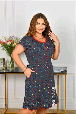 Халат Romeo Life 2532 navy - делук