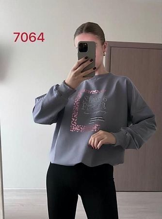 Свитер Fsn 7064 grey - делук