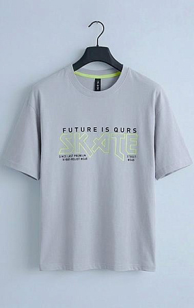 Футболка Dino DN61 l.grey - делук