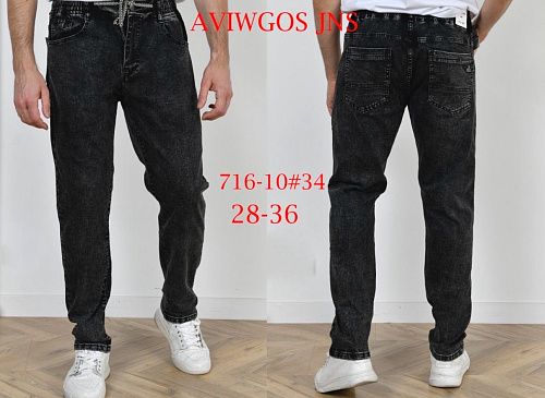 Джинсы God Baron 716-10 black - делук