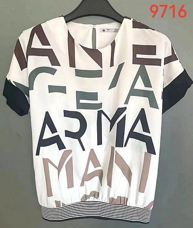 Футболка Lida 9716 white - делук