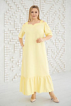 Платье Romeo Life RL1009 yellow - делук