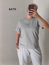 Футболка Fsn 6470 grey - делук