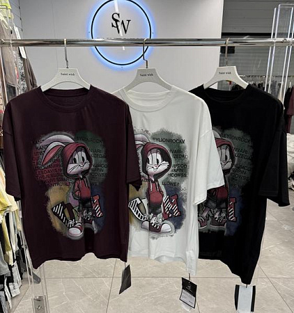 Футболка Saint Wish 6206 mix - делук