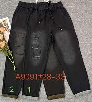 Джинсы Immei A9091-2 black - делук