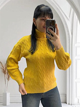 Свитер Levisha 24027 yellow - делук