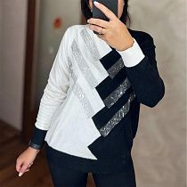 Свитер Shipi 24044 black-white - делук