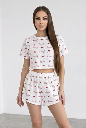 Пижама Trikotag 945 white-red - делук
