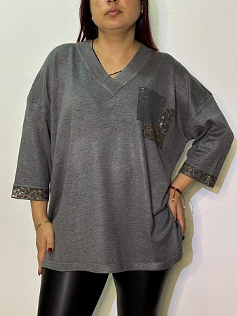 Туника Kosta 2025-12 grey - делук