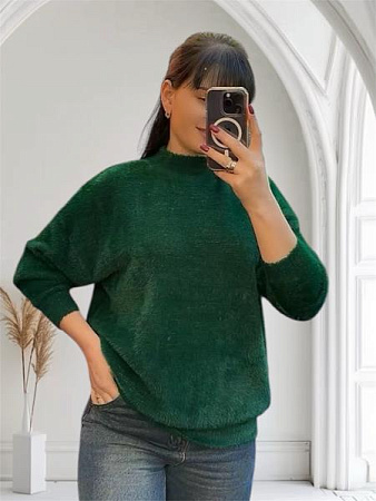 Свитер Levisha 24020 green - делук