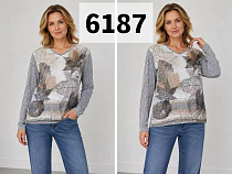Свитер Gertie 6187 grey - делук