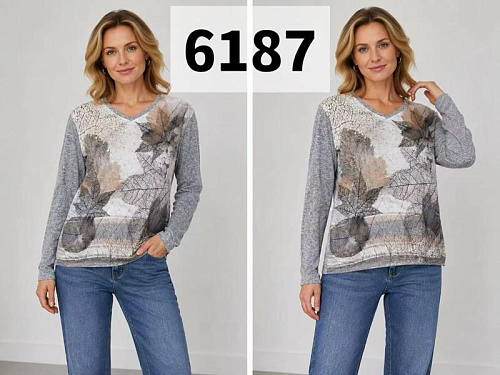 Свитер Gertie 6187 grey - делук