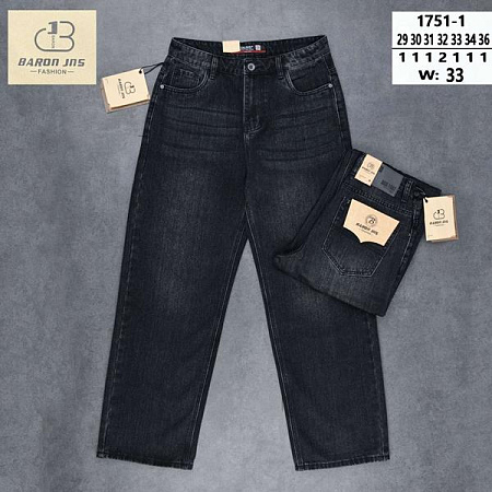 Джинсы Baron Jeans 1751-1 black - делук
