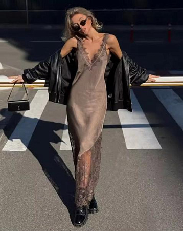 Сарафан Nefertiti 21 brown - делук