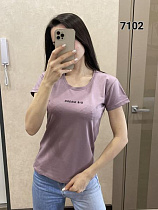 Футболка Fsn 7402 beige - делук