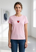Футболка Newe 2218-1 pink - делук