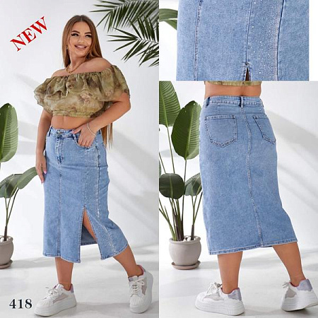 Юбка Liana Denim 418 l.blue - делук