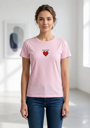 Футболка Newe 2218-1 pink - делук