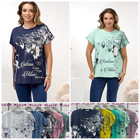Футболка Lola LL606 mix - делук
