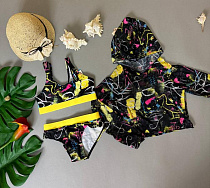 Комплект Dfk 0635 black-yellow - делук