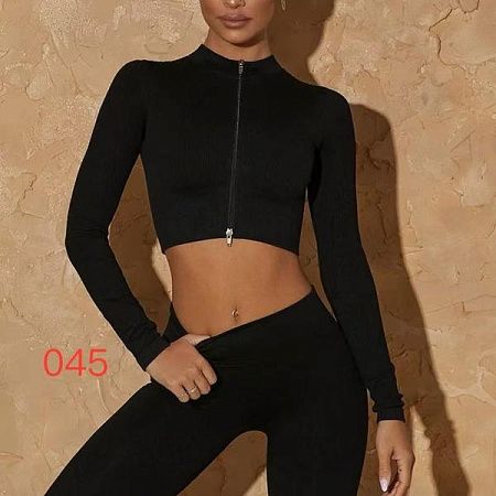 Костюм Спорт Newjeans 045 black - делук