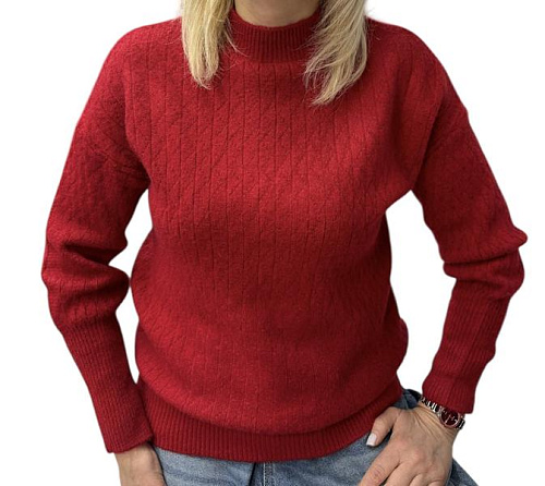 Свитер Elena&Vika 24071 red - делук