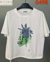 Футболка Lida 0498 white - делук