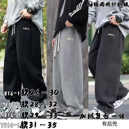 Штаны Спорт Meloria M816 black - делук