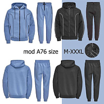 Костюм Спорт Tran A76 black - делук