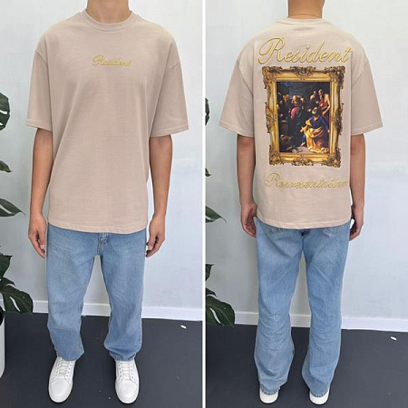 Футболка I8Denim 90554 beige - делук