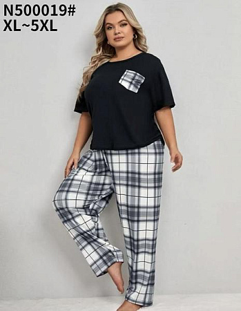 Пижама Brilliant B500019 black - делук