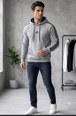 Худи Mary Poppins 8122 l.grey - делук