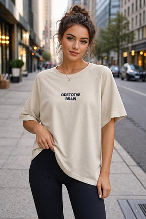 Футболка Major 5037 milk - делук