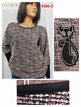 Свитер Lida 9386-2 pink - делук