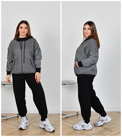 Костюм Спорт Saint Wish 25008-7 black - делук