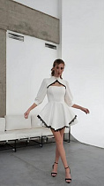 Платье Akulova 414 white - делук