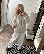 Кофта Спорт Lora LR866 grey - делук