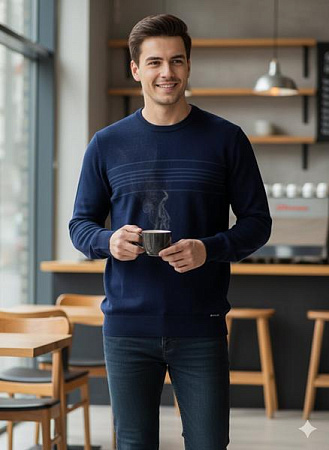 Свитер Moranny 7972 navy - делук