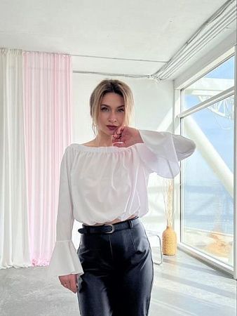 Топ Arina 2439 white - делук