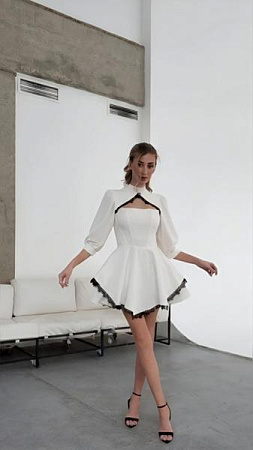 Платье Akulova 414 white - делук