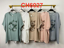 Футболка Saint Wish CH6027 mix - делук