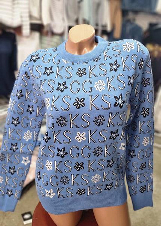 Свитер Julia JL66 l.blue - делук