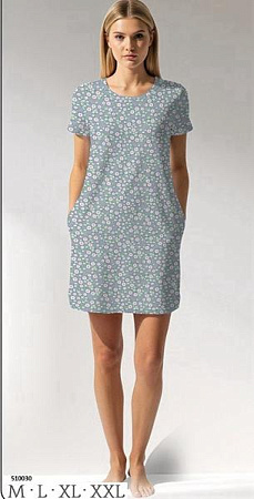 Ночнушка Trikotag S10030 grey - делук