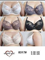 Бюстгальтер Diorella 8317G black - делук