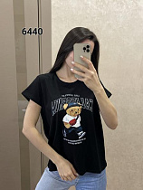 Футболка Fsn 6440 black - делук