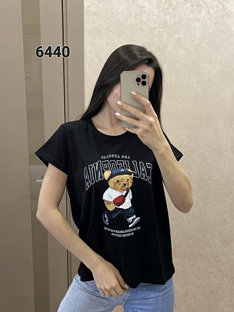 Футболка Fsn 6440 black - делук