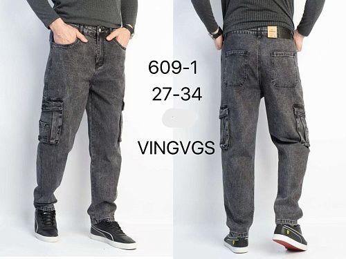 Джинсы Vingvgs 609-1 grey - делук
