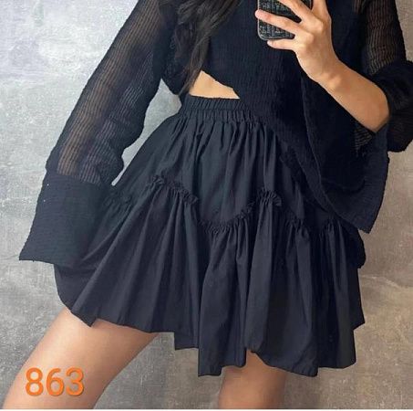 Юбка Met&March T863 black - делук
