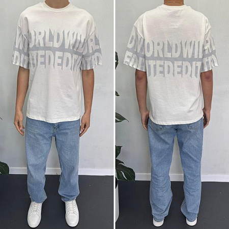 Футболка I8Denim 90571 white - делук