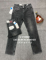 Джинсы God Baron U-3168D2 black - делук